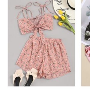 Floral matching set